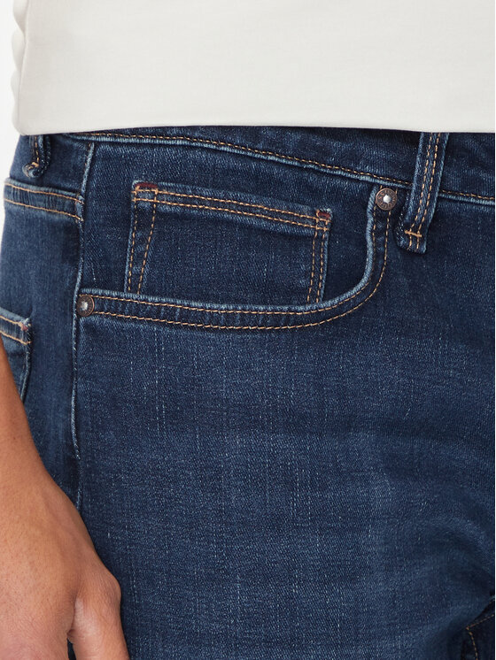 Guess Guess Дънки M4YAN2 D5DI2 Тъмносин Slim Fit