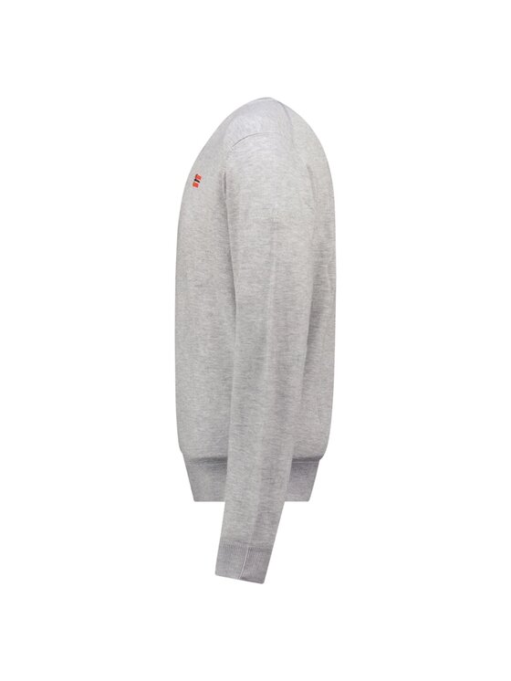 Geographical Norway Geographical Norway Bluza WY1172H/GN-Light Grey Szary Regular Fit