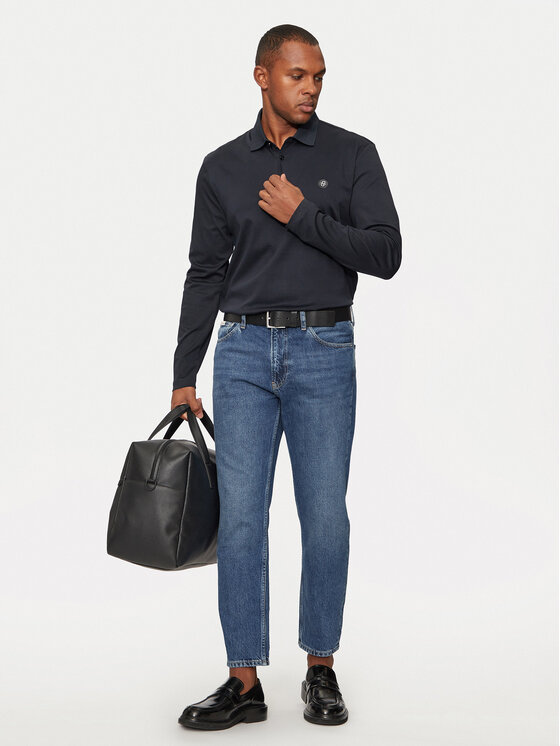 BOSS Boss Polo 50523917 Granatowy Regular Fit