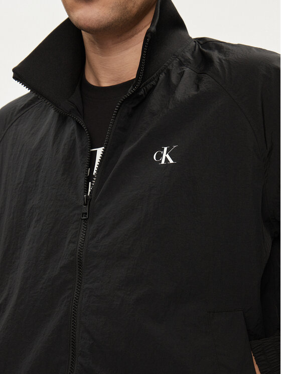 Calvin Klein Jeans Calvin Klein Jeans Μπουφάν μεταβατικό Harrington J30J325102 Μαύρο Regular Fit