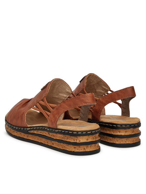 Rieker Rieker Sandali 62962-22 Rjava