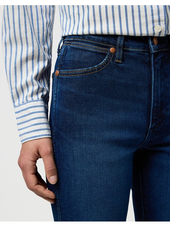 Wrangler Wrangler Jeansy STRAIGHT Niebieski Straight Leg