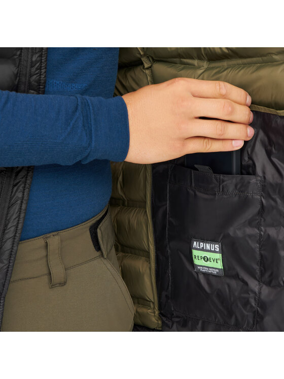 Alpinus Alpinus Kamizelka Artos Czarny Regular Fit