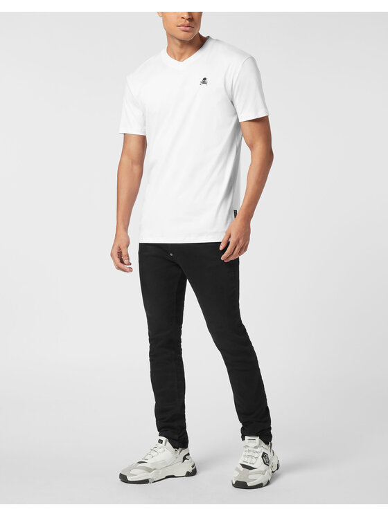 PHILIPP PLEIN PHILIPP PLEIN T-shirt 26253 Bianco Regular Fit