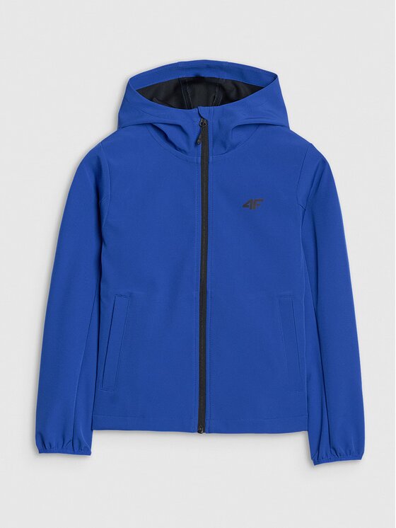 4F 4F Kurtka softshell 4FJWSS25TSOFM306-36S Niebieski Regular Fit