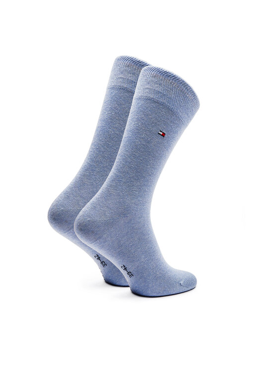 Tommy Hilfiger Tommy Hilfiger 2er-Set hohe Herrensocken 371111134 Blau