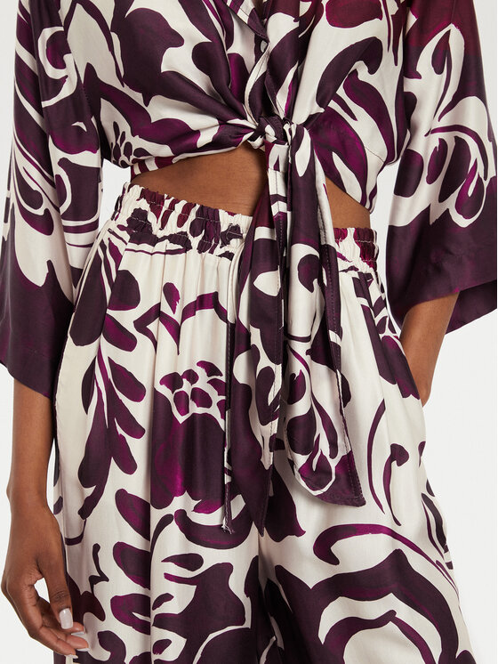 ViCOLO ViCOLO Camicia TB2930 Viola Relaxed Fit
