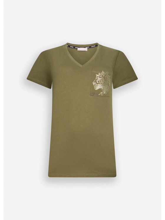 Liu Jo Liu Jo Top TF5295JS923M9704 Verde Regular Fit