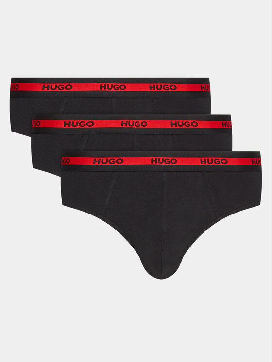 HUGO Hugo Set od 3 para muških slip gaća 50492378 Crna