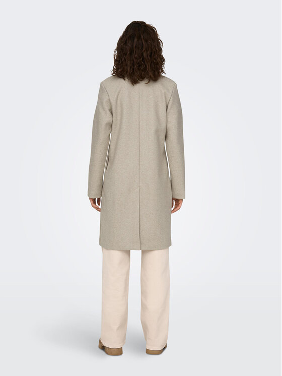 ONLY ONLY Демісезонний плащ Emma 15281382 Écru Regular Fit