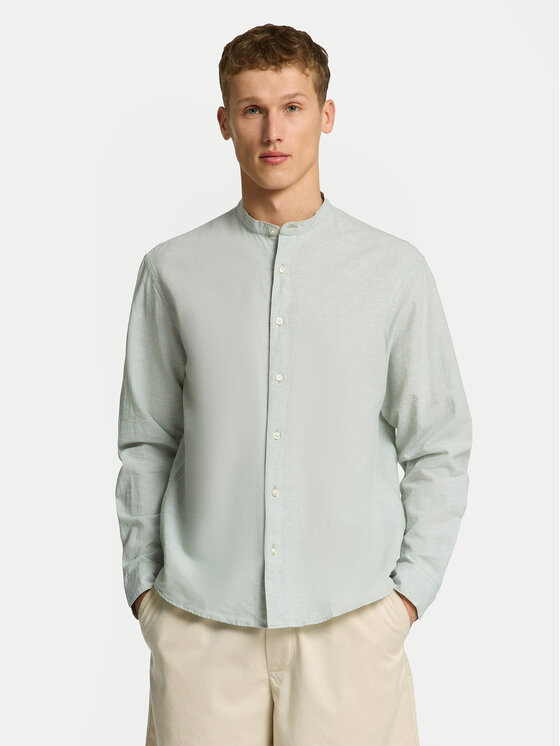 Selected Homme Selected Homme Cămașă 16079054 Verde Regular Fit