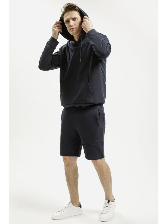 Cross Jeans Cross Jeans Szorty sportowe 49075-001 Granatowy Regular Fit