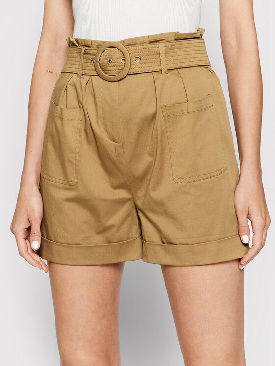 Morgan Morgan Шорти от плат 221-SHOFI.F Бежов Regular Fit