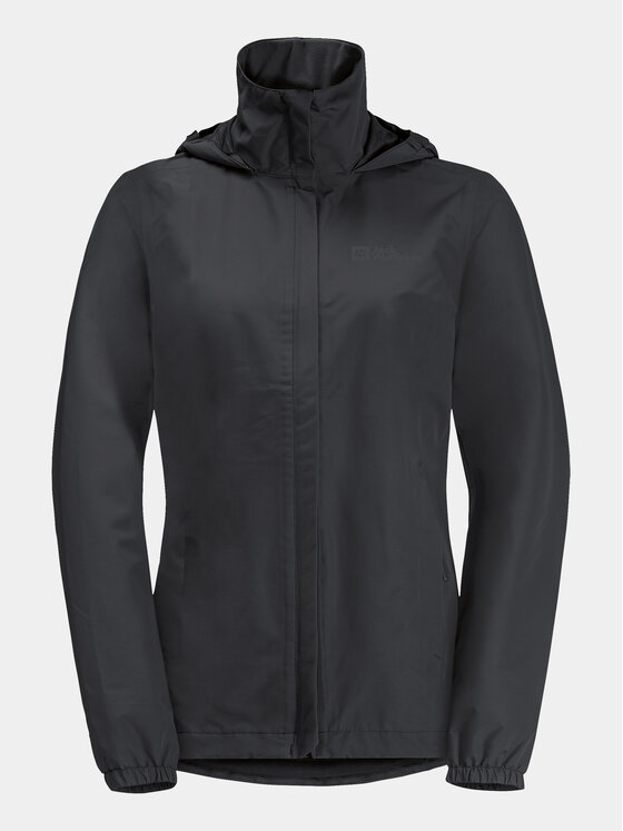 Jack Wolfskin Jack Wolfskin Větrovka Stormy Point 1111202 Černá Regular Fit