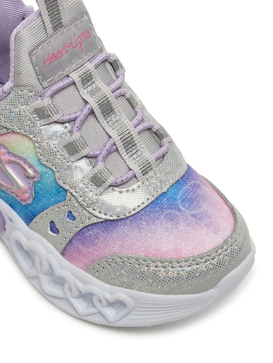 Skechers Skechers Сникърси Infinite Heart Lights-Eternal Shimmer 303755N/SMLT Сребрист