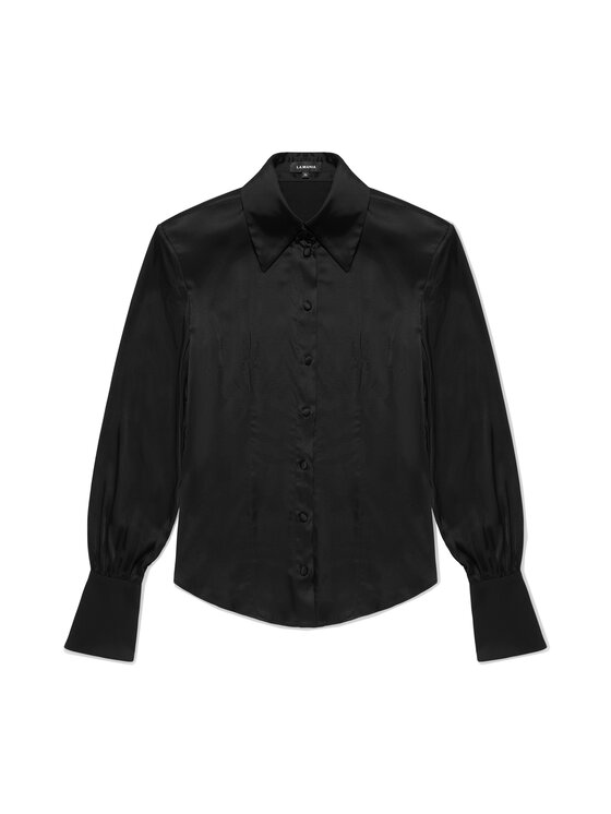 La Mania La Mania Koszula LEAH Czarny Classic Fit