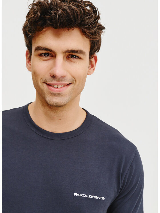 Pako Lorente Pako Lorente T-Shirt P25SN-TT-001 Granatowy Regular Fit