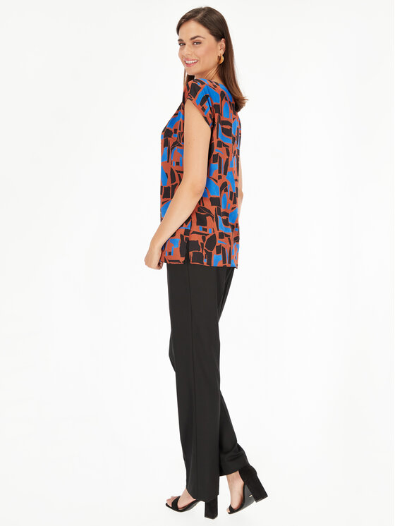 Potis & Verso Potis & Verso Bluzka Milana Kolorowy Regular Fit