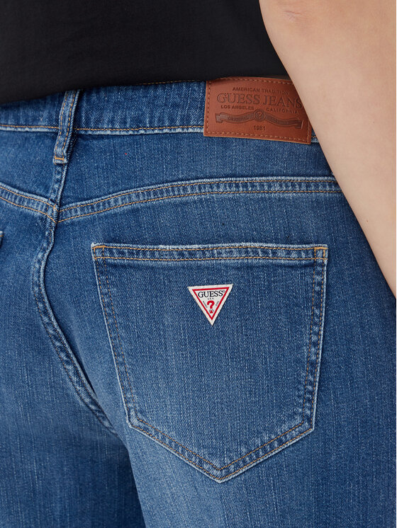 Guess Jeans Guess Jeans Jeansy W5YA0I D0021 Modrá Boyfriend Fit