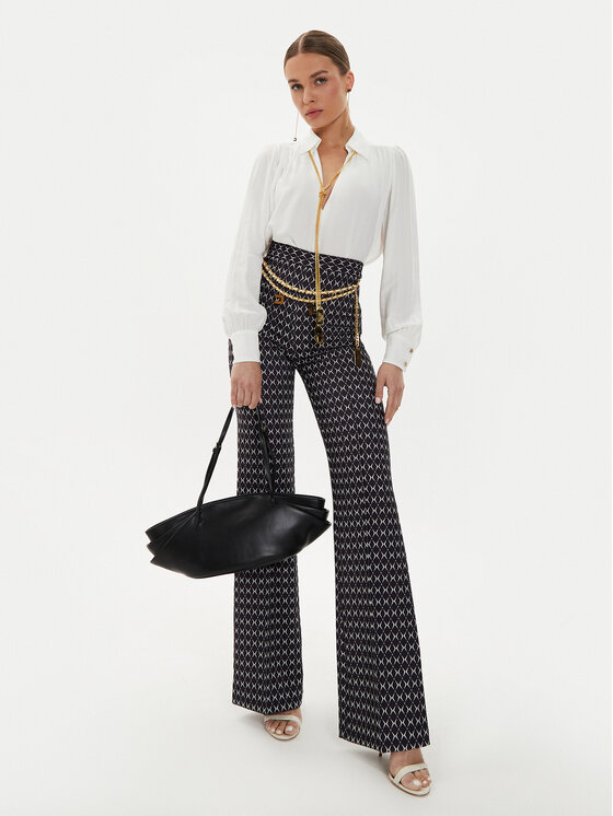 Elisabetta Franchi Elisabetta Franchi Särkpluus CA0-934-6E2-V420 Valge Standard Fit