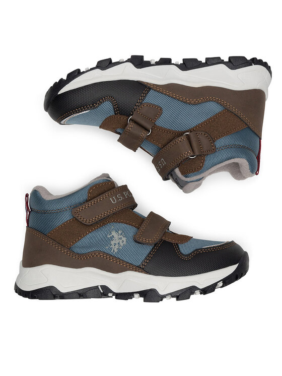 U.S. Polo Assn. U.S. Polo Assn. Gležnjarji DANIEL001K/DTY1 Rjava