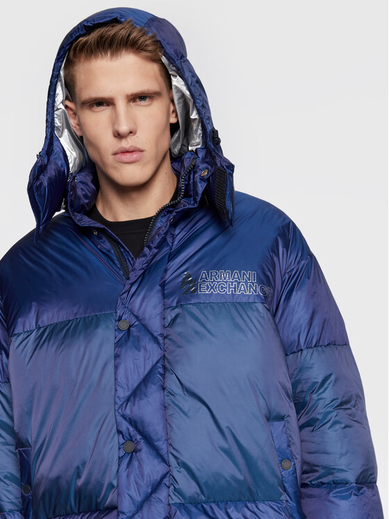 Armani Exchange Armani Exchange Žieminė striukė 6LZK48 ZNUXZ 25DQ Mėlyna Regular Fit