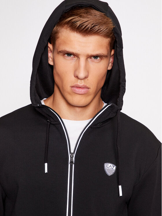 EA7 Emporio Armani EA7 Emporio Armani Felpa 8NPM20 PJ4EZ 1200 Nero Regular Fit