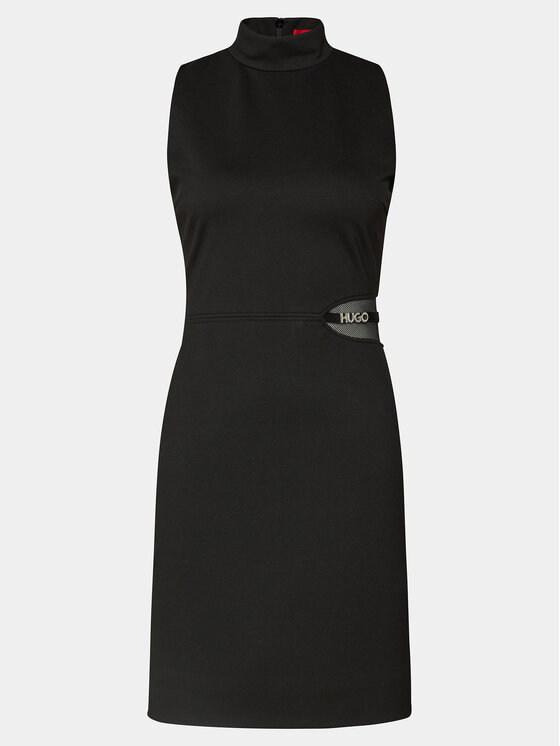 HUGO Hugo Повсякденна сукня Kirine 50508266 Чорний Slim Fit