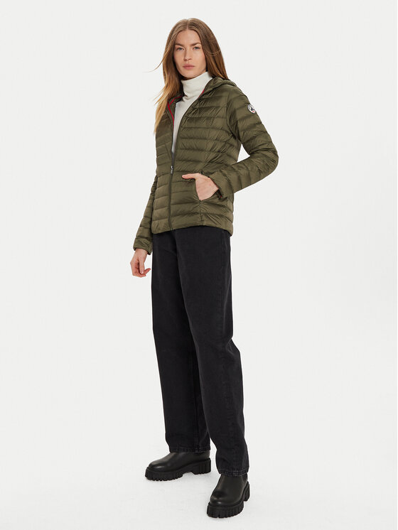 Jott Jott Pernata jakna Cloe P000WDOW01 Zelena Slim Fit