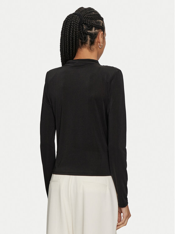 ACCESS FASHION ACCESS FASHION Bluza 44-2035-310 Črna Slim Fit