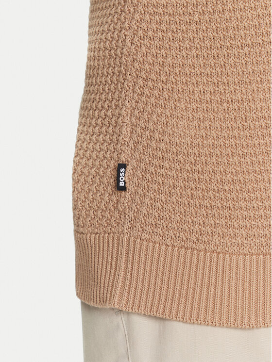 BOSS BOSS Kardigan C-Iconico 50543163 Beżowy Regular Fit