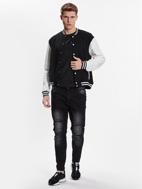 Brave Soul Brave Soul Demisezoninė striukė MJK-SPORT Juoda Regular Fit