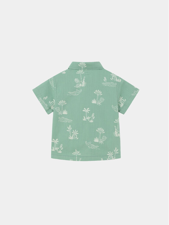 Mayoral Mayoral Camicia 1112 Verde Regular Fit
