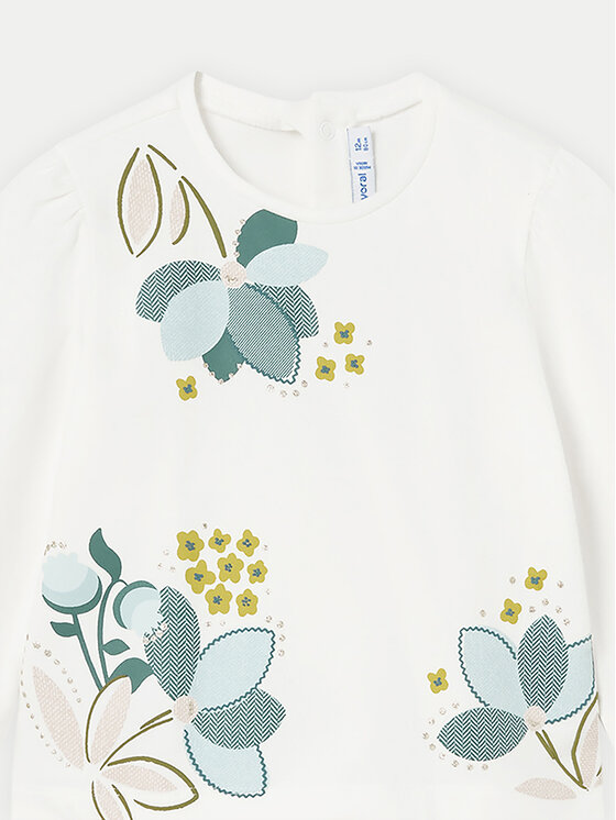 Mayoral Mayoral Blusa 2053 Écru Regular Fit