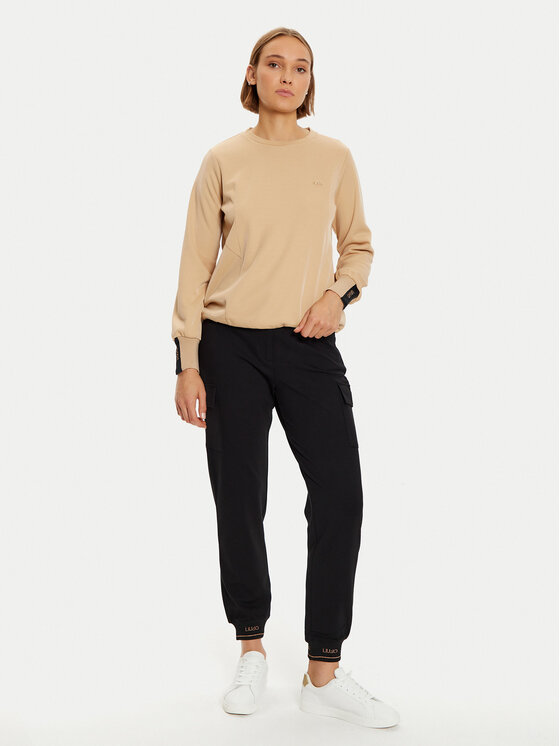 Liu Jo Sport Liu Jo Sport Μπλούζα TF4257 J4751 Μπεζ Regular Fit