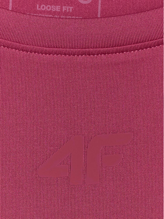 4F 4F Koszulka techniczna MULTI ACTIVE Bordowy Regular Fit