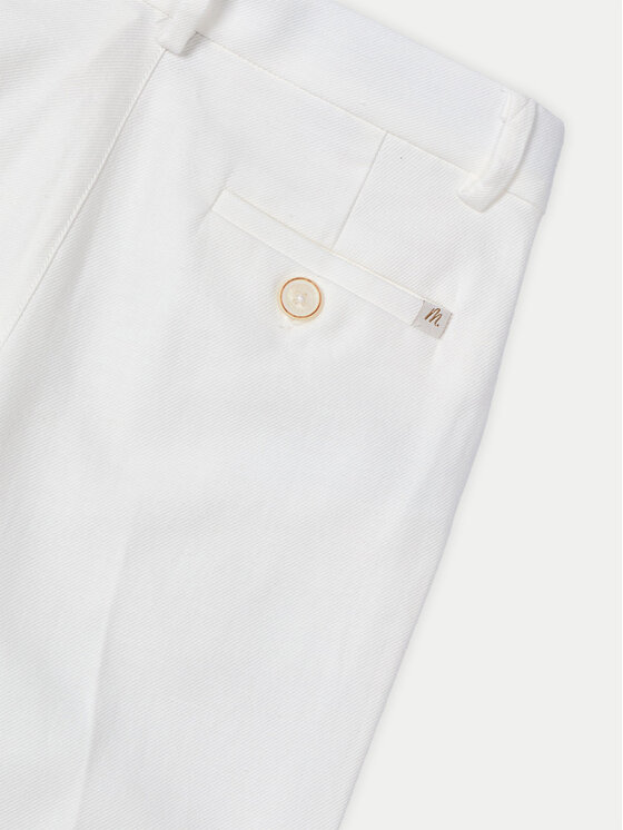 Mayoral Mayoral Stoffhose 3563 Weiß Slim Fit