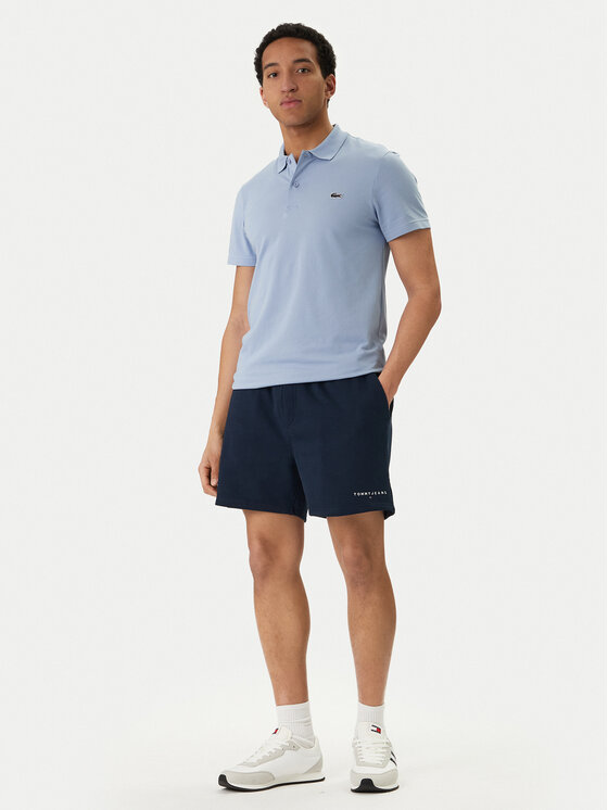 Tommy Jeans Tommy Jeans Športové kraťasy Contrast Linear DM0DM22697 Tmavomodrá Regular Fit