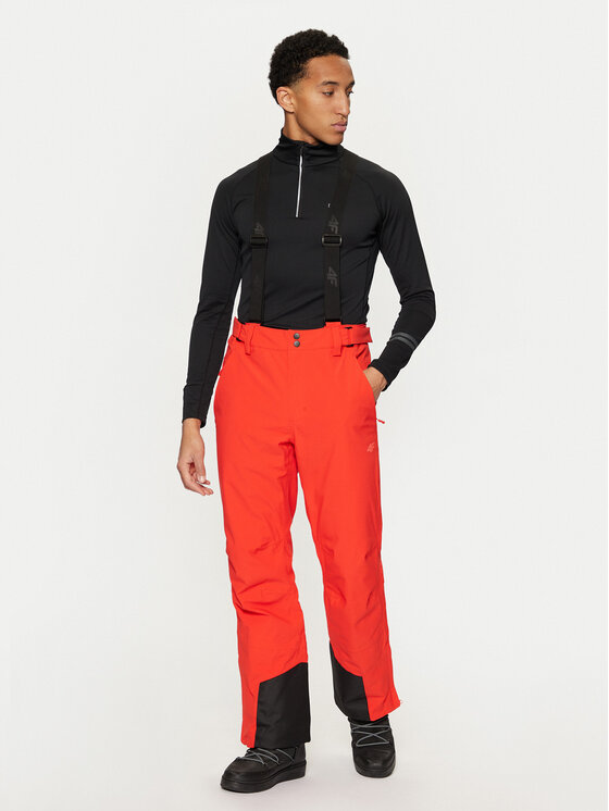 4F 4F Skihose 4FWAW24TFTRM0756 Rot Regular Fit
