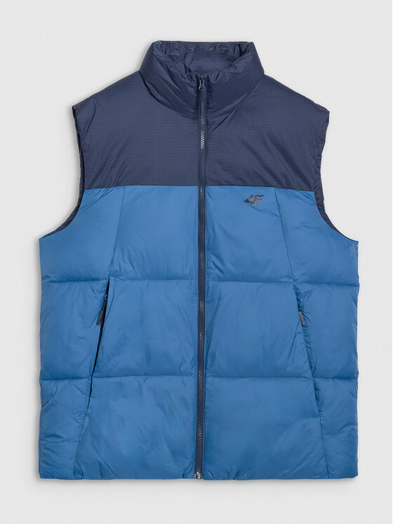 4F 4F Kamizelka APRES SKI Granatowy Regular Fit