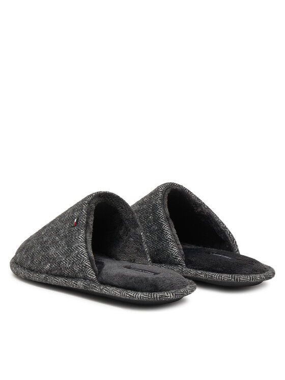 Tommy Hilfiger Tommy Hilfiger Copati Herringbone House Shoe FM0FM06018 Siva