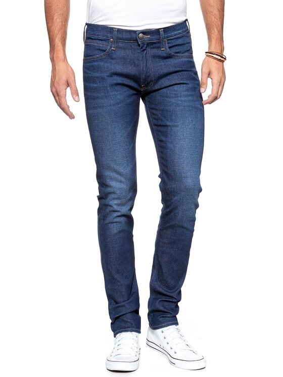 Lee Lee Jeansy LUKE Niebieski Slim Fit
