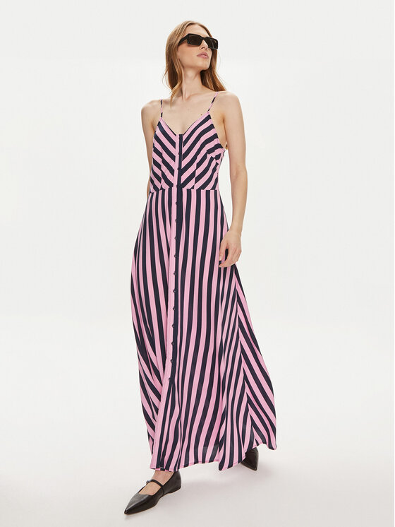YAS YAS Sukienka letnia Savanna 26035342 Fioletowy Regular Fit