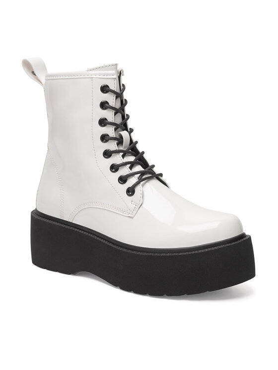 DeeZee DeeZee Botine WS101-08A Alb