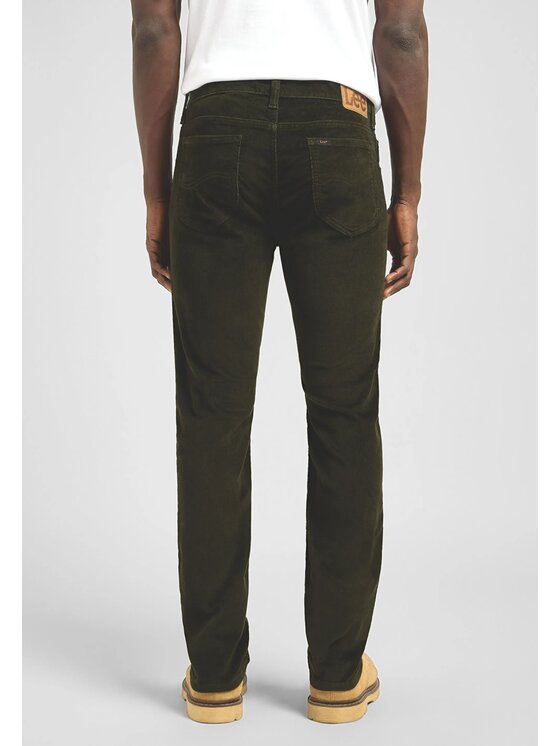 Lee Lee Pantaloni di tessuto RIDER Verde Slim Fit