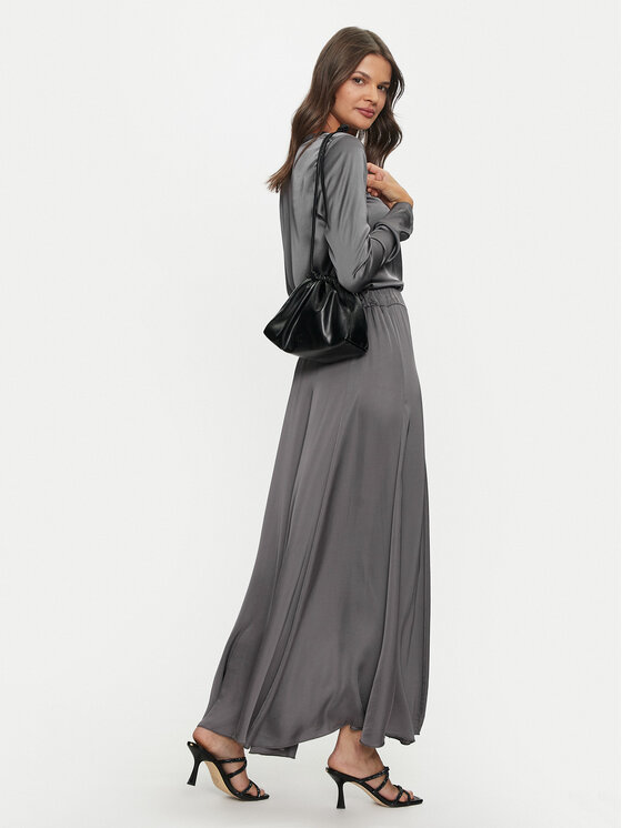 ViCOLO ViCOLO Maxi szoknya TS0191 Szürke Regular Fit
