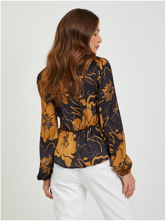 Orsay Orsay Bluzka 650247660000__42 Brązowy Regular Fit