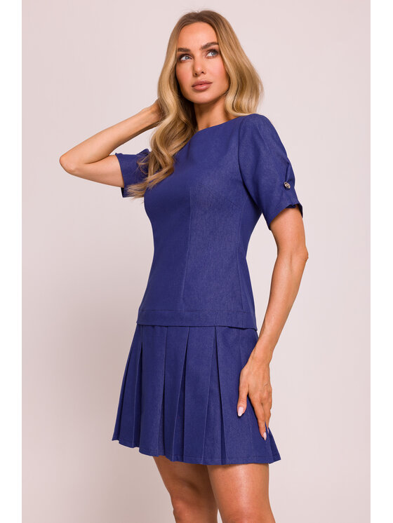 Made of Emotion Made of Emotion Vestito da giorno M842 Blu Premium Fit