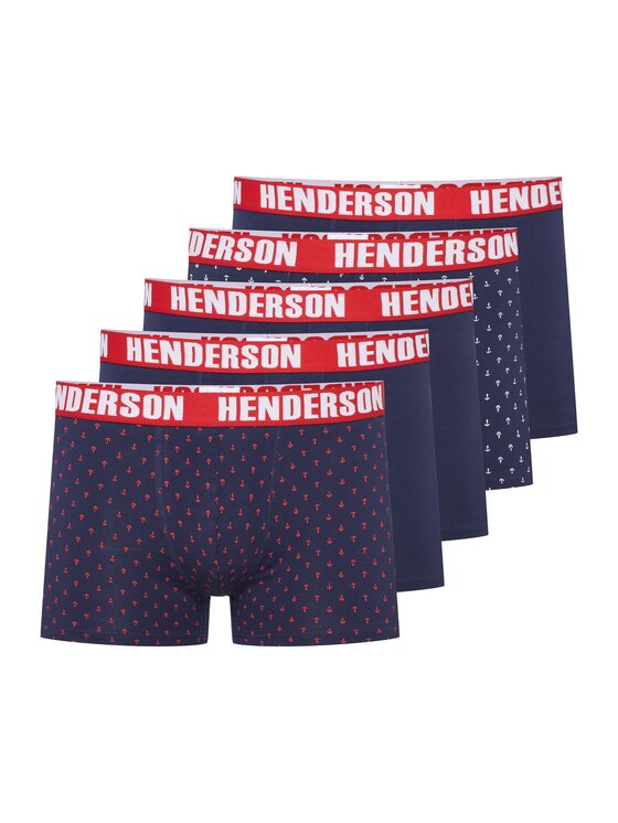 Henderson Henderson Komplet 5 par bokserek 43182 Kolorowy