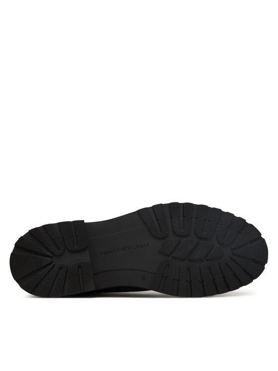 Tommy Hilfiger Tommy Hilfiger Klassische Stiefeletten Nubuck Cleated FW0FW09041 Dunkelblau